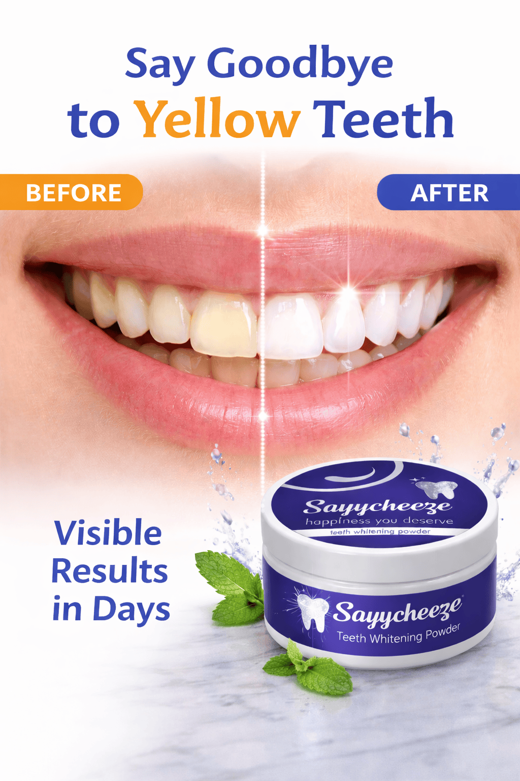 Teeth Whitening Powder – Visible Results in Days