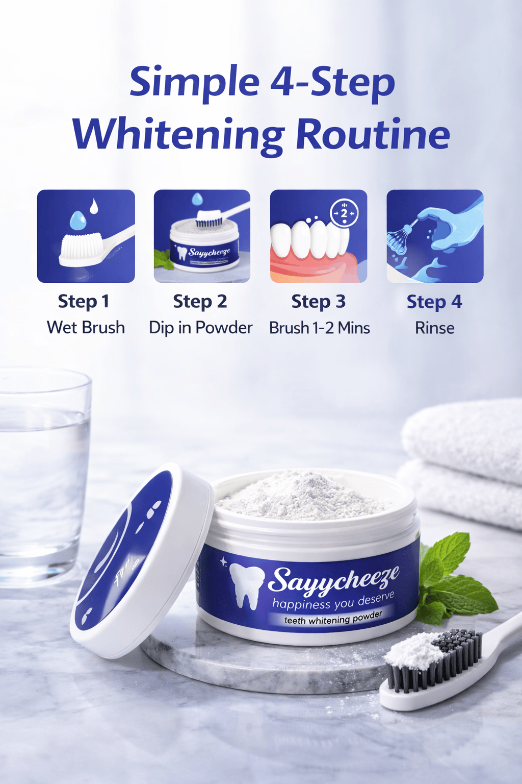 Teeth Whitening Powder – Visible Results in Days